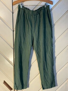 Women’s Olive Green Casual Drawstring Pants